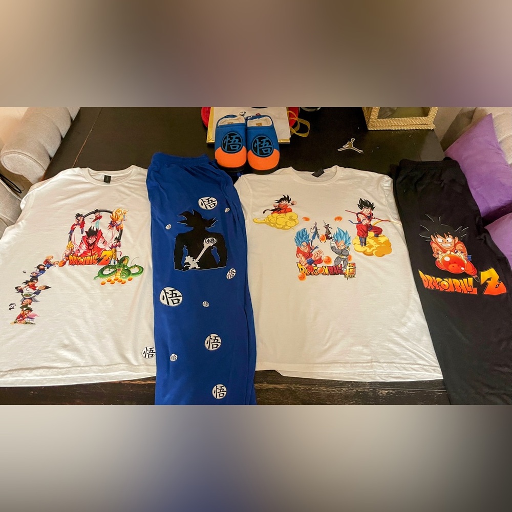 Dragon Ball Z pajamas set. Everything is customized and made to order.